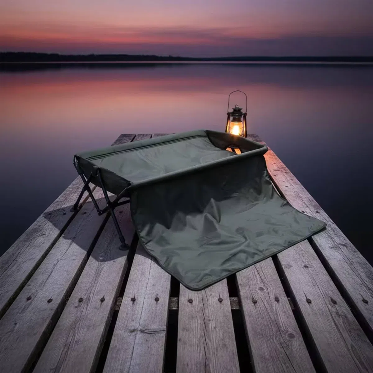 Amagogo Folding Fishing Bed Karpfenwiege Angelwanne Abhakmatte Unhooking Pad aus Oxfordstoff Leicht zu Reinigen Und Feuchtigkeitshemmend für Uferangeln Karpfenangeln Fotomomente
