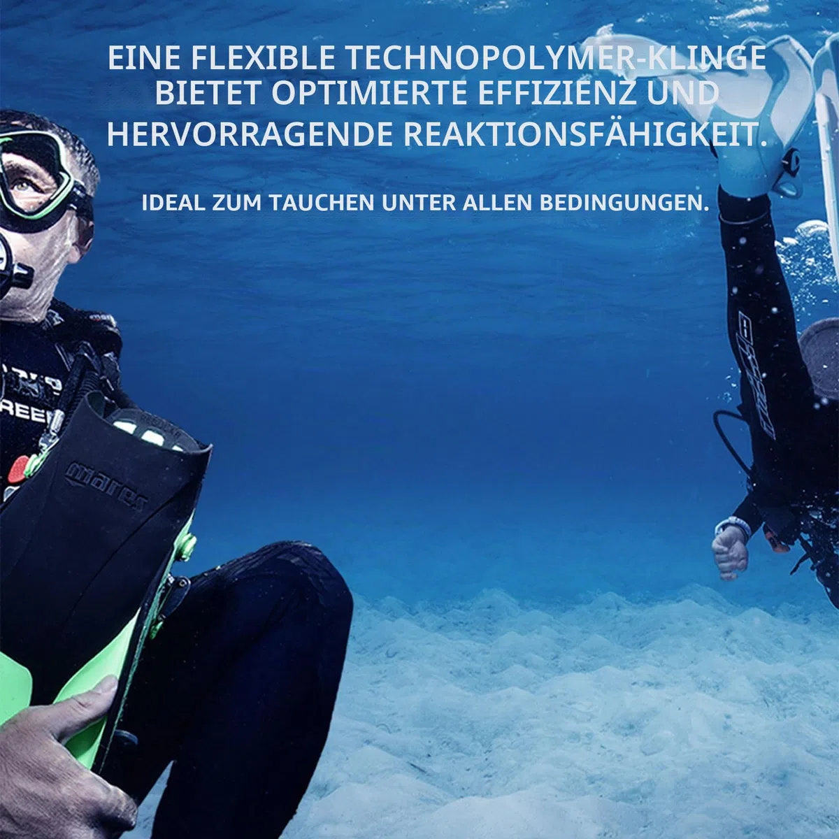 Mares Erwachsene Flossen mit Riemen Fins Avanti Quattro Plus