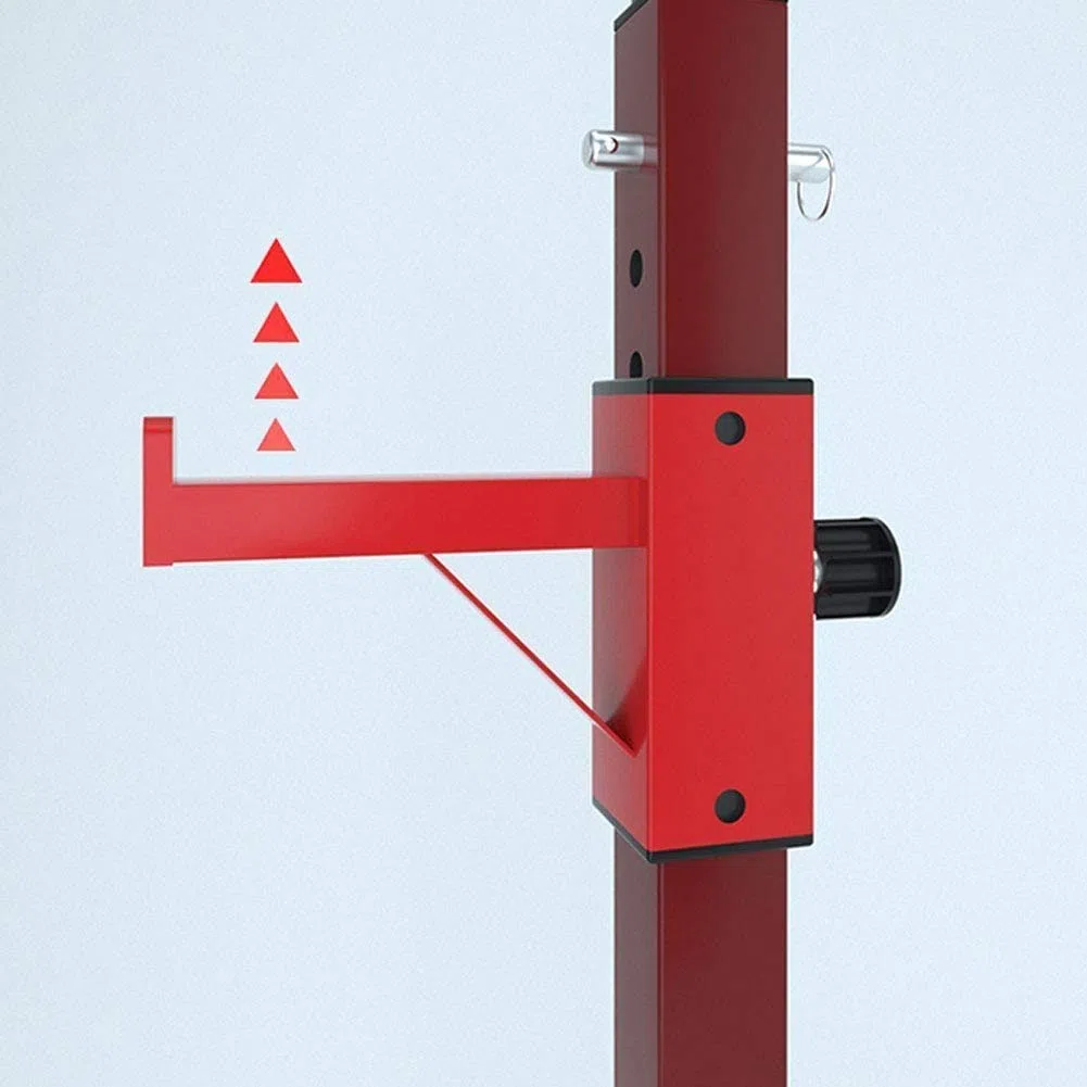 Verstellbarer Squat Rack für Home Gym - Hantelständer für Langhantelbankdrücken - Fitnessgeräte für Split Squats & Krafttraining
