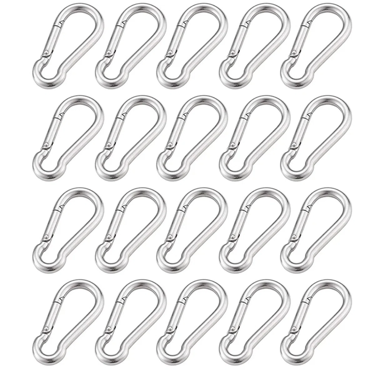 Karabinerhaken, 316 Edelstahl Multifunktionale Frühling Snap M4 M5 M6 M7 M8 Karabiner Quick Link Lock Ring Haken