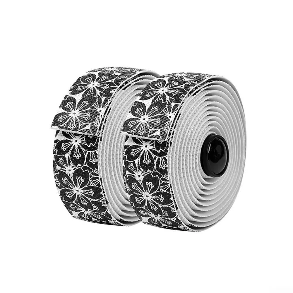 Rennrad-Lenkerband mit weicher Stoßdämpfung und rutschfestem PU- und EVA-Material für Fahrradgriff, 3 cm x 210 cm (B-Weiß)