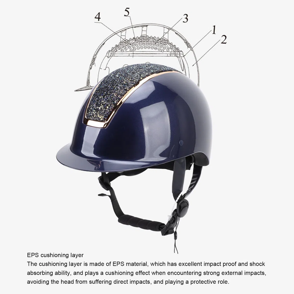 Mingzhe Adjustable Horse Riding Safety Helmet Breathable Protective Gear