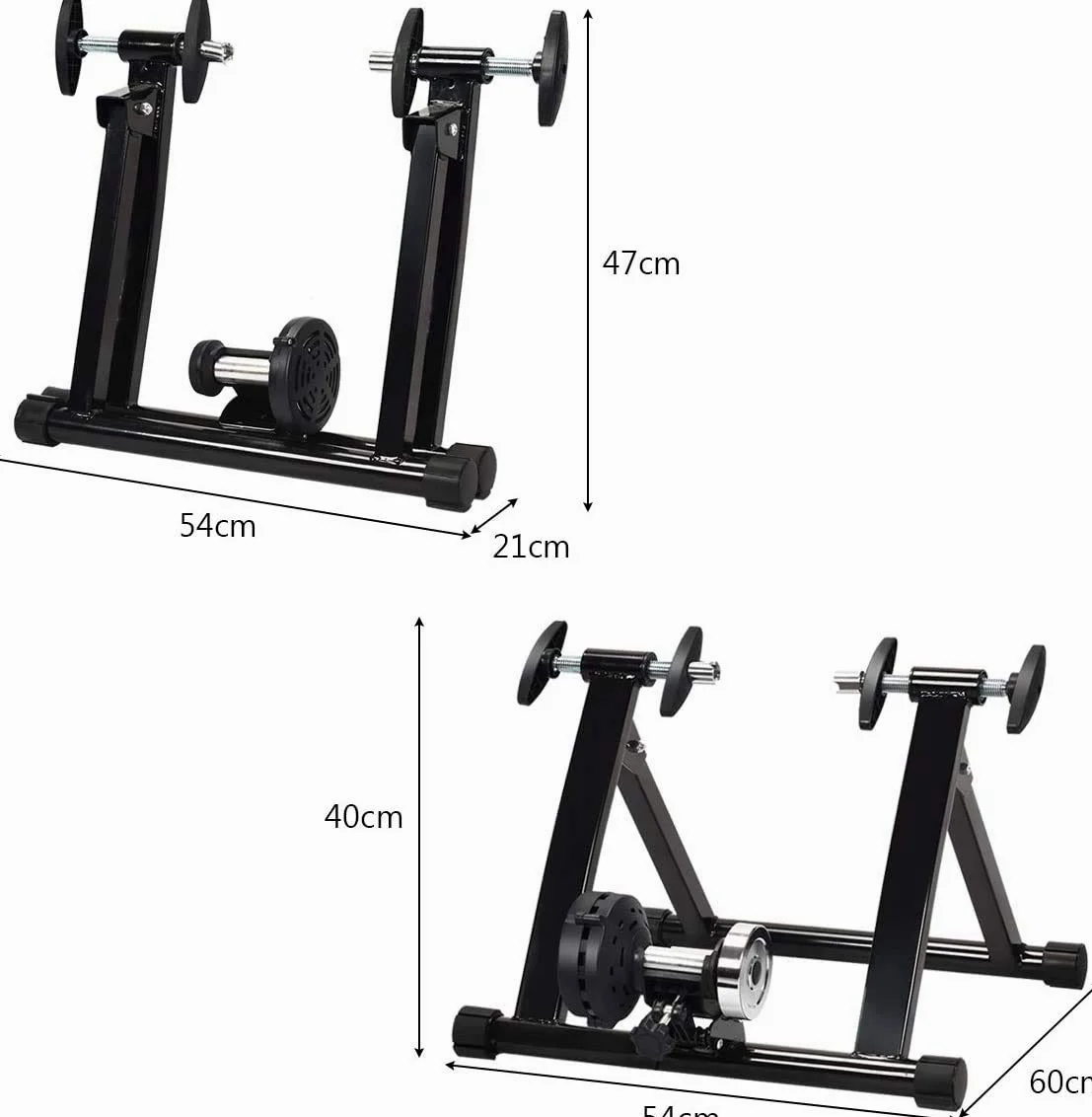 Faltbarer Heimtrainer – Stahlkonstruktion, unterstützt bis zu 150 kg, kompaktes Design für einfache Lagerung und Heimtraining