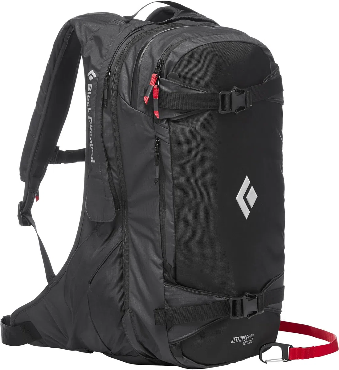 Black Diamond JetForce Pro Split Pack 25 Lawinenrucksack, Black, S/M